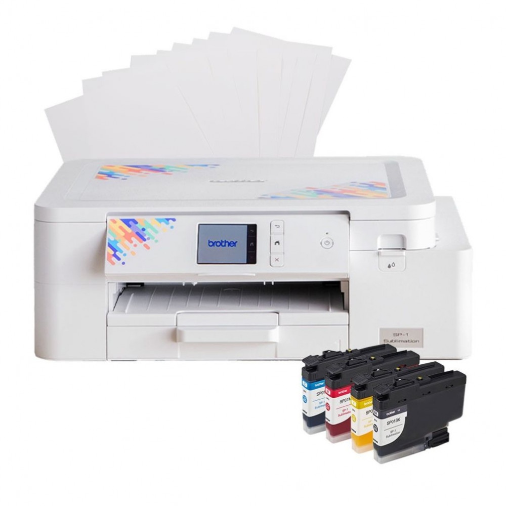Preview: Brother SP1 Sublimationsdrucker inkl. 47ml Tinte und Papier